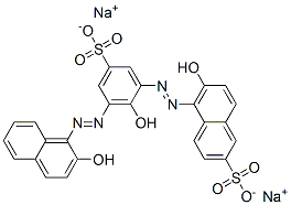 disodium 6-hydroxy-5-[[2-hydroxy-3-[(2-hydroxynaphthyl)azo]-5-sulphonatophenyl]azo]naphthalene-2-sulphonate CAS#: 3258-74-0