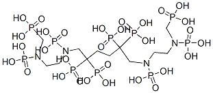 [ethane-1,2-diylbis[[(phosphonomethyl)imino]ethane-2,1-diylnitrilobis(methylene)]]tetrakisphosphonic acid CAS#: 36475-52-2