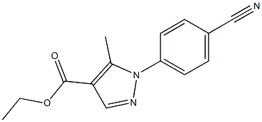 ethyl 1-(4-cyanophenyl)-5-Methyl-1H-pyrazole-4-carboxylate CAS#: 338959-36-7