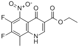 ethyl 1-cyclopropyl-6,7-difluoro-8-methyl-5-nitro4-oxo-1,4-dihydroquinoline-3-ca CAS#: 167888-36-0