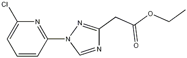 ethyl 2-(1-(6-chloropyridin-2-yl)-1H-1,2,4-triazol-3-yl)acetate CAS#: 320419-39-4