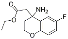 ethyl 2-(4-aMino-6-fluorochroMan-4-yl)acetate CAS#: 131436-64-1