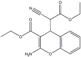 ethyl 2-amino-4-(1-cyano-2-ethoxy-2-oxoethyl)-4H-chromene-3-carboxylate CAS#: 144490-25-5