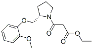 ethyl 3-[(2S)-2-[(2-methoxyphenoxy)methyl]pyrrolidin-1-yl]-3-oxo-propa noate CAS#: 161364-84-7