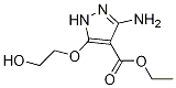 ethyl 3-aMino-5-(2-hydroxyethoxy)-1H-pyrazole-4-carboxylate CAS#: 117717-17-6