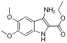 ethyl 3-amino-5,6-dimethoxy-1H-indole-2-carboxylate CAS#: 121218-40-4