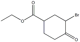 ethyl 3-bromo-4-oxocyclohexanecarboxylate CAS#: 39086-05-0