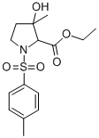 ethyl 3-hydroxy-3-methyl-1-tosylpyrrolidine-2-carboxylate CAS#: 3284-52-4