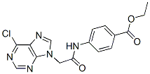ethyl 4-[[2-(6-chloropurin-9-yl)acetyl]amino]benzoate CAS#: 4323-05-1