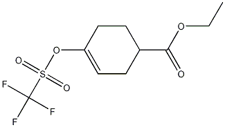 ethyl 4-(trifluoromethylsulfonyloxy)cyclohex-3-enecarboxylate CAS#: 122948-57-6