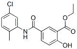 ethyl 5-[(5-chloro-2-methyl-phenyl)carbamoyl]-2-hydroxy-benzoate CAS#: 38507-93-6
