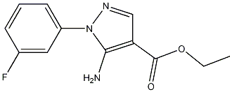 ethyl 5-amino-1-(3-fluorophenyl)-1H-pyrazole-4-carboxylate CAS#: 138907-70-7