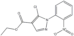 ethyl 5-chloro-1-(2-nitrophenyl)-1H-pyrazole-4-carboxylate CAS#: 121716-35-6