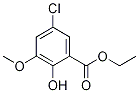 ethyl 5-chloro-2-hydroxy-3-Methoxybenzoate CAS#: 127557-24-8