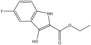 ethyl 5-fluoro-3-hydroxy-1H-indole-2-carboxylate CAS#: 153501-10-1