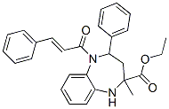 ethyl 5-methyl-3-phenyl-2-[(E)-3-phenylprop-2-enoyl]-2,6-diazabicyclo[ 5.4.0]undeca-7,9,11-triene-5-carboxylate CAS#: 144401-01-4