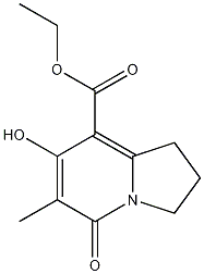 ethyl 7-hydroxy-6-methyl-5-oxo-1,2,3,5-tetrahydroindolizine-8-carboxylate CAS#: 116993-42-1