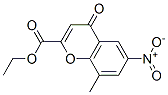 ethyl 8-methyl-6-nitro-4-oxo-chromene-2-carboxylate CAS#: 38322-76-8