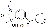 ethyl alpha-hydroxy-alpha-methyl-3-phenylbenzofuran-7-acetate CAS#: 42434-97-9