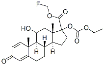fluoromethyl 17-ethoxycarbonyloxy-11-hydroxyandrosta-1,4-dien-3-one-17-carboxylate CAS#: 136440-73-8