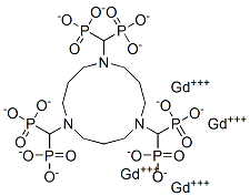 gadolinium 1,5,9-triazacyclododecane-N,N',N''-tris(methylenephosphonic acid) CAS#: 120691-20-5