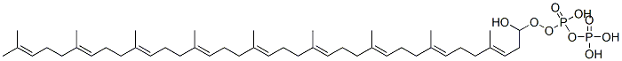 [hydroxy-[(3E,7E,11E,15E,19E,23E,27E,31E)-4,8,12,16,20,24,28,32,36-nonamethylheptatriaconta-3,7,11,15,19,23,27,31,35-nonaenoxy]phosphoryl]oxyphosphonic acid CAS#: 146340-00-3