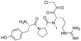 iodotyrosyl-prolyl-arginyl chloromethyl ketone CAS#: 126251-21-6
