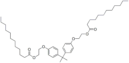(isopropylidene)bis(4,1-phenyleneoxyethylene) dilaurate CAS#: 32154-05-5