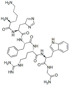 lysyl-histidyl-phenylalanyl-arginyl-tryptophyl-glycinamide CAS#: 124051-38-3