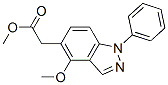 methyl 2-(4-methoxy-1-phenyl-indazol-5-yl)acetate CAS#: 142504-01-6
