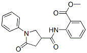 methyl 2-[(5-oxo-1-phenyl-pyrrolidine-3-carbonyl)amino]benzoate CAS#: 39630-04-1