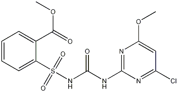 methyl 2-(N-(4-chloro-6-methoxypyrimidin-2-ylcarbamoyl)sulfamoyl)benzoate CAS#: 128569-20-0