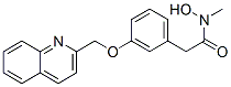 methyl 3-(2-quinolinylmethoxy)benzeneacetohydroxamate CAS#: 118308-94-4