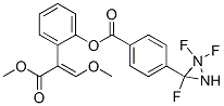 methyl 3-methoxy-2-(4-(3-trifluoro-3-diazirinyl)benzoyloxyphenyl)propenoate CAS#: 125808-18-6