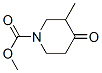 methyl 3-methyl-4-oxopiperidine-1-carboxylate CAS#: 31633-72-4