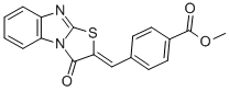 methyl 4-[(3-oxo[1,3]thiazolo[3,2-a]benzimidazol-2(3H)-ylidene)methyl]benzoate CAS#: 310456-42-9