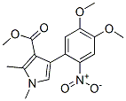 methyl 4-(4,5-dimethoxy-2-nitro-phenyl)-1,2-dimethyl-pyrrole-3-carboxy late CAS#: 117648-83-6