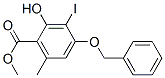 methyl 4-benzyloxy-2-hydroxy-3-iodo-6-methylbenzoate CAS#: 127725-14-8