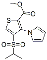 methyl 4-(isopropylsulfonyl)-3-(1H-pyrrol-1-yl)thiophene-2-carboxylate CAS#: 175201-79-3
