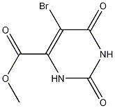 methyl 5-bromo-2,6-dioxo-1,2,3,6-tetrahydropyrimidine-4-carboxylate CAS#: 30825-88-8