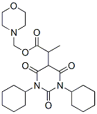 morpholin-4-ylmethyl 2-(1,3-dicyclohexyl-2,4,6-trioxo-1,3-diazinan-5-y l)propanoate CAS#: 129750-91-0