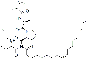 oleoylalanyl-alanyl-prolyl-N-propylvalinamide CAS#: 121258-39-7