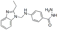 p-[(2-Ethyl-1H-benzimidazol-1-ylmethyl)amino]benzohydrazide CAS#: 36841-33-5
