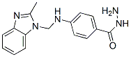 p-[(2-Methyl-1H-benzimidazol-1-ylmethyl)amino]benzohydrazide CAS#: 36841-32-4