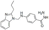 p-[[(2-Propyl-1H-benzimidazol-1-yl)methyl]amino]benzohydrazide CAS#: 36841-34-6