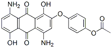 p-[[4,8-diamino-1,5-dihydroxy-9,10-dioxo-9,10-dihydro-2-anthryl]oxy]phenyl acetate CAS#: 3753-50-2