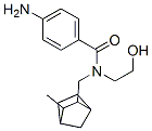 p-Amino-N-(2-hydroxyethyl)-N-[(3-methyl-2-norbornyl)methyl]benzamide CAS#: 36398-85-3