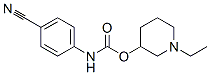 p-Cyanophenylcarbamic acid 1-ethyl-3-piperidinyl ester CAS#: 33592-97-1