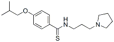 p-Isobutoxy-N-[3-(1-pyrrolidinyl)propyl]thiobenzamide CAS#: 32417-08-6
