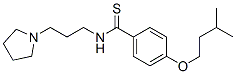 p-(Isopentyloxy)-N-[3-(1-pyrrolidinyl)propyl]thiobenzamide CAS#: 32417-24-6